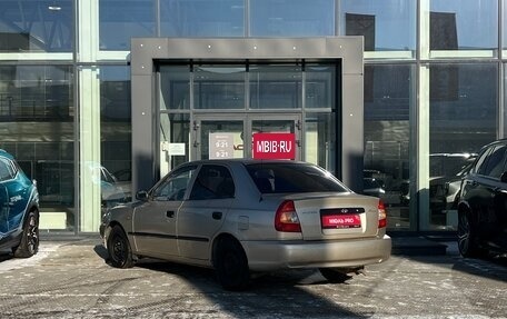 Hyundai Accent II, 2004 год, 326 400 рублей, 4 фотография