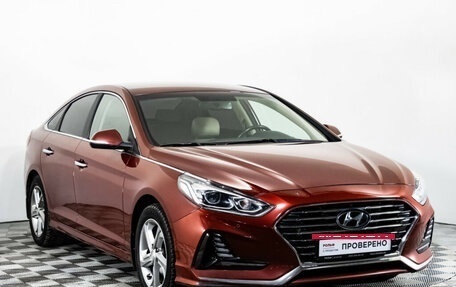 Hyundai Sonata VII, 2018 год, 1 825 000 рублей, 3 фотография