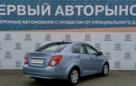 Chevrolet Aveo III, 2012 год, 625 000 рублей, 5 фотография