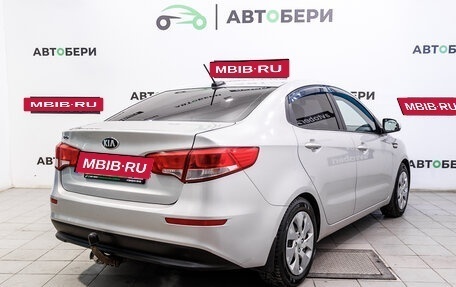 KIA Rio III рестайлинг, 2017 год, 963 000 рублей, 5 фотография