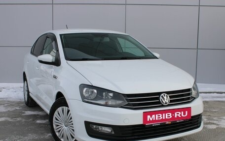 Volkswagen Polo VI (EU Market), 2016 год, 1 239 000 рублей, 3 фотография