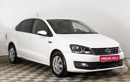 Volkswagen Polo VI (EU Market), 2016 год, 1 089 000 рублей, 3 фотография