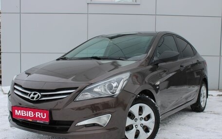 Hyundai Solaris II рестайлинг, 2015 год, 1 003 000 рублей, 1 фотография