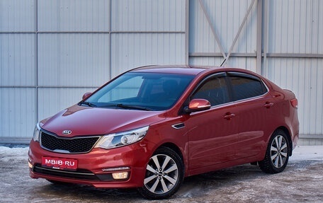 KIA Rio III рестайлинг, 2016 год, 1 390 000 рублей, 1 фотография