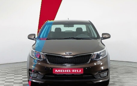 KIA Rio III рестайлинг, 2016 год, 1 596 272 рублей, 2 фотография