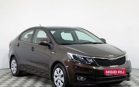 KIA Rio III рестайлинг, 2016 год, 1 596 272 рублей, 3 фотография