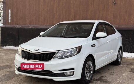 KIA Rio III рестайлинг, 2016 год, 1 050 000 рублей, 21 фотография