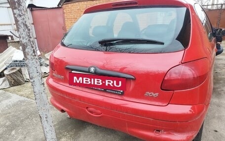 Peugeot 206, 2002 год, 270 000 рублей, 5 фотография