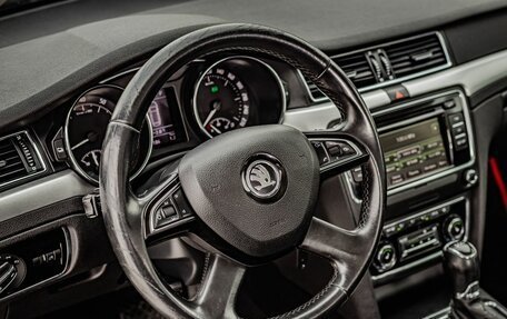 Skoda Superb III рестайлинг, 2014 год, 1 390 000 рублей, 14 фотография