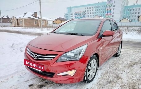 Hyundai Solaris II рестайлинг, 2014 год, 890 000 рублей, 9 фотография
