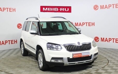 Skoda Yeti I рестайлинг, 2014 год, 1 067 000 рублей, 3 фотография