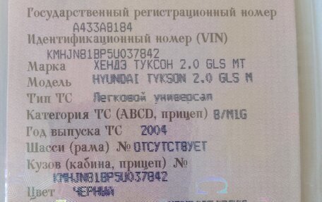 Hyundai Tucson III, 2004 год, 845 000 рублей, 23 фотография