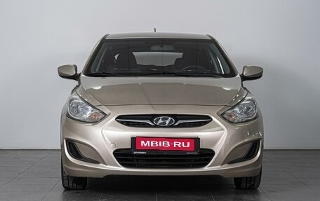 Hyundai Solaris II рестайлинг, 2011 год, 949 000 рублей, 3 фотография