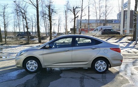 Hyundai Solaris II рестайлинг, 2011 год, 650 000 рублей, 10 фотография