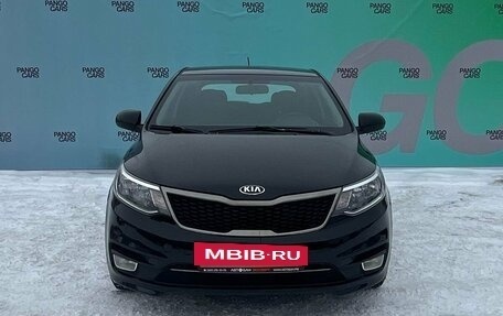 KIA Rio III рестайлинг, 2016 год, 999 000 рублей, 2 фотография