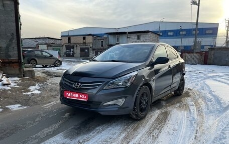 Hyundai Solaris II рестайлинг, 2015 год, 340 000 рублей, 1 фотография