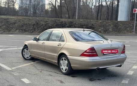 Mercedes-Benz S-Класс, 2001 год, 780 000 рублей, 6 фотография