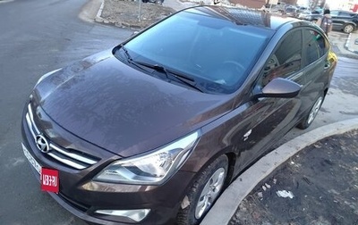 Hyundai Solaris II рестайлинг, 2014 год, 750 000 рублей, 1 фотография