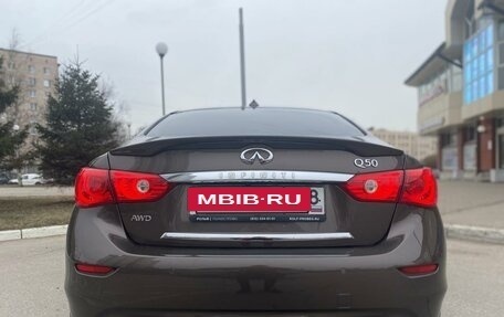 Infiniti Q50 I рестайлинг, 2017 год, 1 750 000 рублей, 16 фотография