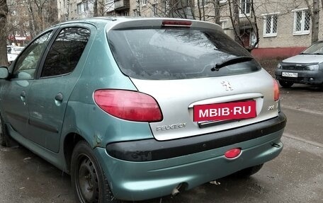 Peugeot 206, 2002 год, 260 000 рублей, 4 фотография