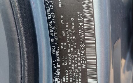 BMW X3, 2004 год, 950 000 рублей, 17 фотография
