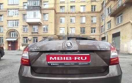 Skoda Rapid I, 2017 год, 1 275 000 рублей, 9 фотография