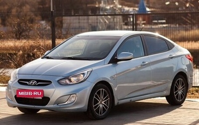 Hyundai Solaris II рестайлинг, 2011 год, 765 000 рублей, 1 фотография