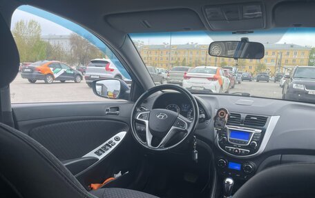 Hyundai Solaris II рестайлинг, 2012 год, 800 000 рублей, 21 фотография