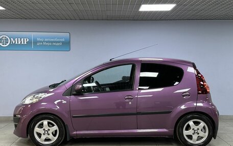 Peugeot 107 I рестайлинг, 2012 год, 695 000 рублей, 8 фотография