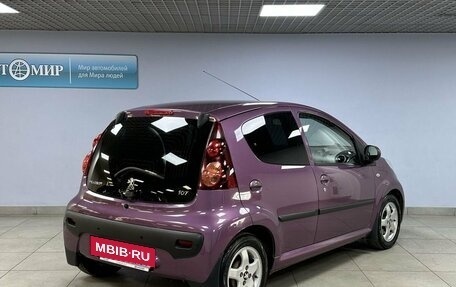 Peugeot 107 I рестайлинг, 2012 год, 695 000 рублей, 5 фотография