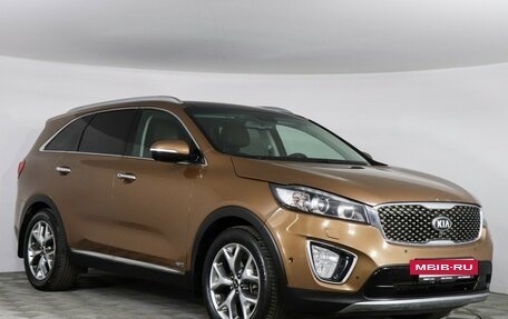 KIA Sorento III Prime рестайлинг, 2016 год, 2 399 000 рублей, 3 фотография