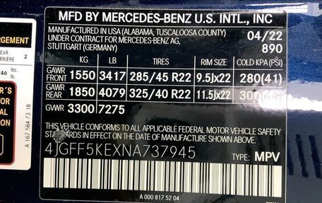 Mercedes-Benz GLS, 2022 год, 8 068 815 рублей, 32 фотография
