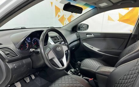 Hyundai Solaris II рестайлинг, 2013 год, 820 000 рублей, 22 фотография