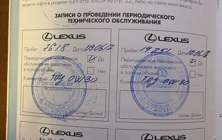 Lexus RX IV рестайлинг, 2016 год, 4 200 000 рублей, 6 фотография