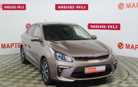 KIA Rio IV, 2019 год, 1 225 000 рублей, 3 фотография