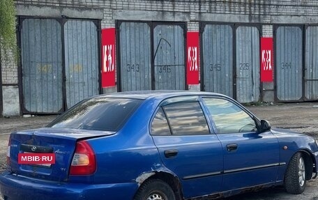 Hyundai Accent II, 2002 год, 110 000 рублей, 4 фотография