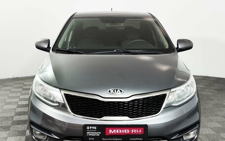 KIA Rio III рестайлинг, 2016 год, 1 210 000 рублей, 2 фотография