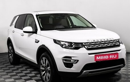 Land Rover Discovery Sport I рестайлинг, 2018 год, 2 850 000 рублей, 3 фотография