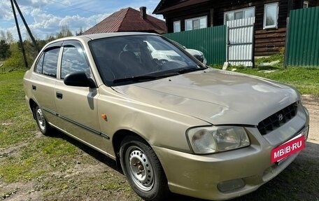 Hyundai Accent II, 2003 год, 393 000 рублей, 6 фотография