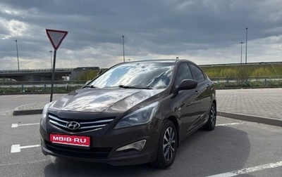 Hyundai Solaris II рестайлинг, 2014 год, 900 000 рублей, 1 фотография