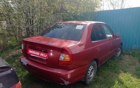 Hyundai Accent II, 1999 год, 140 000 рублей, 2 фотография