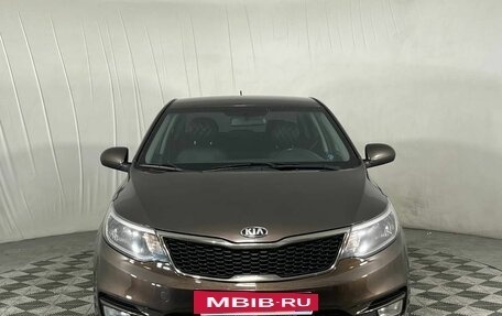KIA Rio III рестайлинг, 2016 год, 2 фотография