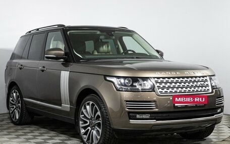 Land Rover Range Rover IV рестайлинг, 2014 год, 3 990 000 рублей, 3 фотография