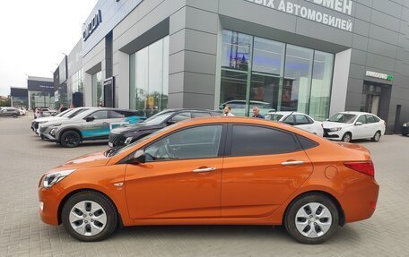 Hyundai Solaris II рестайлинг, 2014 год, 1 350 000 рублей, 8 фотография