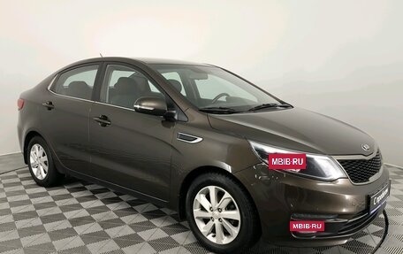 KIA Rio III рестайлинг, 2015 год, 1 050 000 рублей, 4 фотография