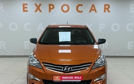 Hyundai Solaris II рестайлинг, 2015 год, 975 000 рублей, 2 фотография