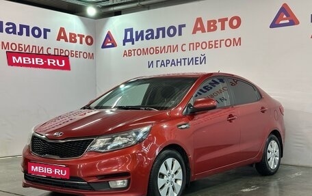 KIA Rio III рестайлинг, 2016 год, 1 090 000 рублей, 1 фотография