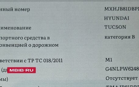 Hyundai Tucson, 2023 год, 2 997 000 рублей, 21 фотография