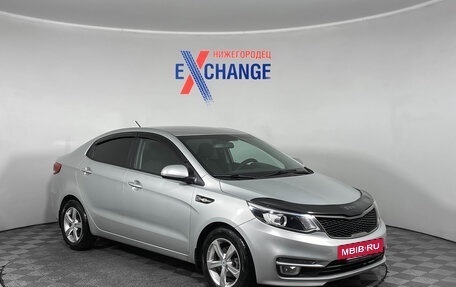 KIA Rio III рестайлинг, 2016 год, 999 000 рублей, 2 фотография
