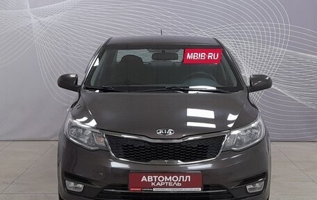 KIA Rio III рестайлинг, 2016 год, 829 000 рублей, 2 фотография